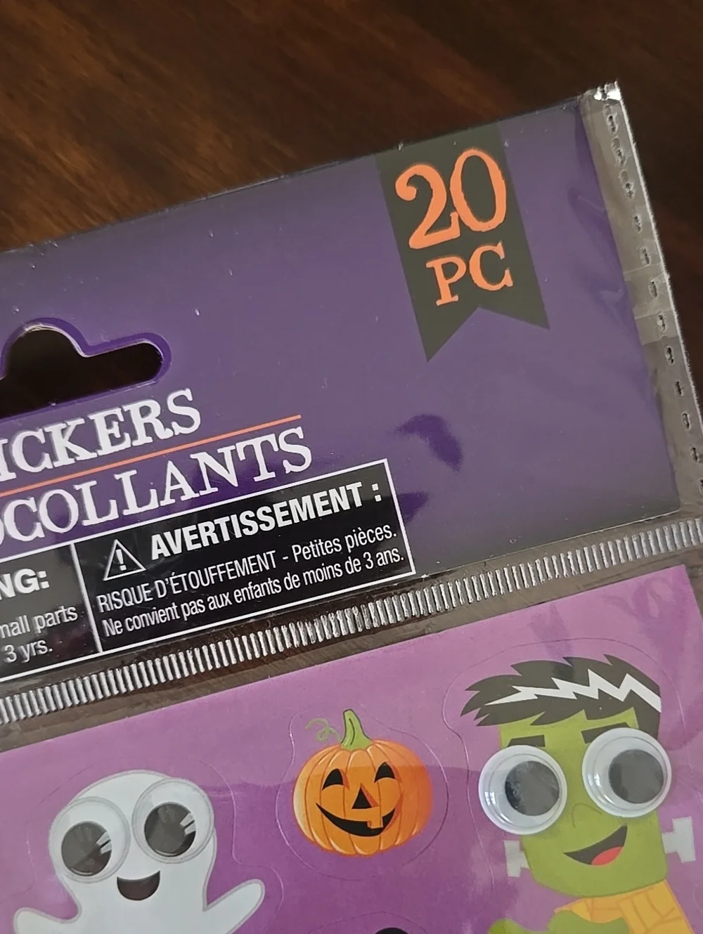 Halloween Stickers Sheet Purple Halloween Characters Google Eyes 3d Y2k Kids